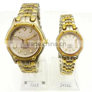 Cheap Promotional Pair Couple Watches China Supplier Metal Alloy Pair Wrist Watches Men and Women Made in China Gift Watches New thumbnail-6