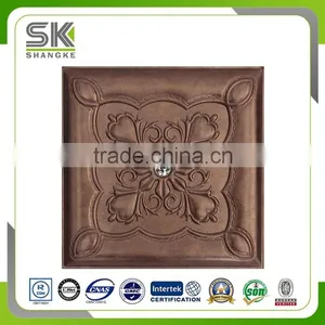 3D Faux Leather Panels Background and Ceiling Panel PU Sandwich Panel thumbnail-1