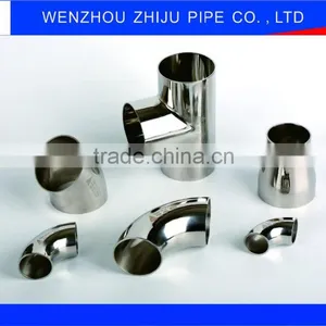 ANSI 304 316 321 Sanitary Pipe Fittings Elbow For Food Machine thumbnail-1