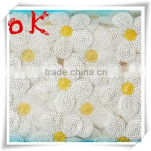 C012 Factory Product Classical White Sequins Tulle Lace Fabric Wedding Dress thumbnail-2
