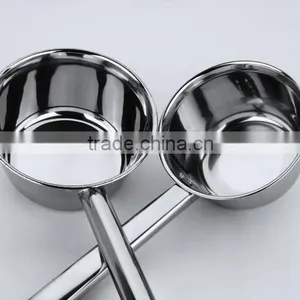 Modern Kitchen Designs Stainless Steel Long Handle Soup Ladle thumbnail-3