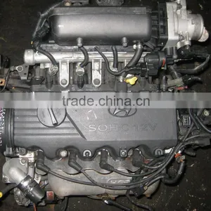 USED ENGINE COMPLETE GASOLINE G4EB EURO-3-4 ASSY-SUB SET FROM MOBIS 2000-2006 MNR thumbnail-3