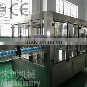 MIC-12-12-5 Three in One Bottle Water Filling Machine 3000-4000 Bottle/hr With CE thumbnail-1