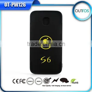 2016 Trending Products Customized Logo Portable 6000mah Power Bank Wireless Charger for Iphone thumbnail-5