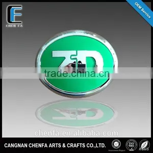 Custom Outdoor 3D Round Adhesive Car Logo thumbnail-1