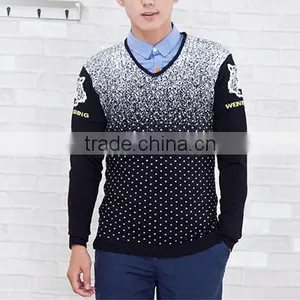 The Men's V-neck Sweater Fashion Spring for 2015 Men New Style Sweater thumbnail-1