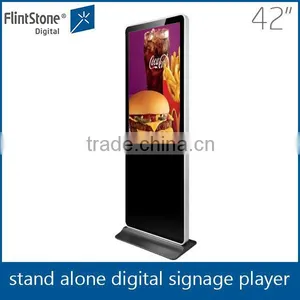 Shopping Mall Promotion 42 Inch Full hd 1080P Floor Stand Vertical Lcd Monitor thumbnail-1