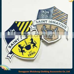 Vehicle Race Clothing Acessories Custom Ferrari Lead Free Acrylic Branding Iron on Printing Patch thumbnail-1