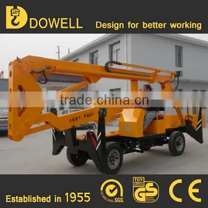 Customized 8-18m Hydraulic 14m Telescopic Towable Articulated Boom Lift thumbnail-6