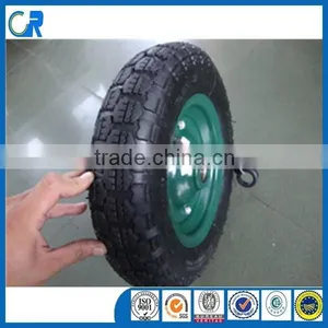 China Tires Trolley Rubber Wheel for Wheelbarrow thumbnail-1