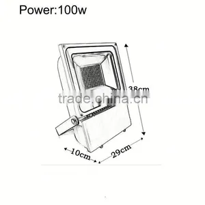 China Led Best Price High Quality 100 Watt Rgb Led Floodlight thumbnail-2