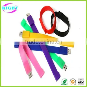 Promotional Gift Cheap Silicon Wristband Bulk 1gb USB Flash Drive thumbnail-6