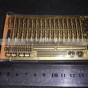 Custom Stainless Steel 316L Etched Clock Pointer Copper Metal Foot File SS Metal Etching Book Mark ---DH20574 thumbnail-1