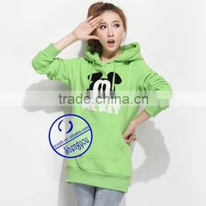 Custom Quality Plain Women Applique Hoodies thumbnail-5