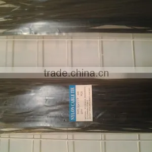 WHOLESALES UV BLACK 5*400 PA66 Nylon Cable Ties (UL Certificate) thumbnail-1