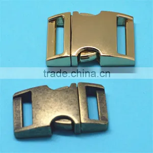 High Quality Metal Breakaway Buckle,double Side Release Buckle,Curved Metal Buckle for Pet Collar thumbnail-2