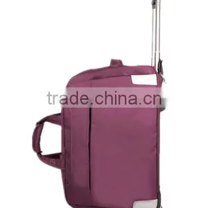2016 Hard Shell Nylon Travel Rolling Duffel Wheeled Luggage Bags thumbnail-2
