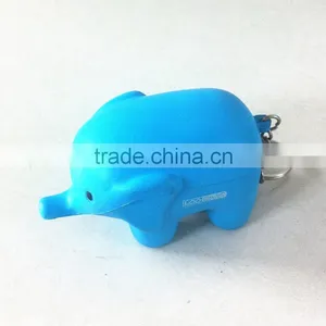 PU Blue Elephant Foam Keychains thumbnail-1