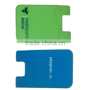 Silicone Bank Card Holder for Cell Phone thumbnail-5
