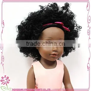 Top Sale 18 Inch Black Baby Doll With Afro Hair thumbnail-6