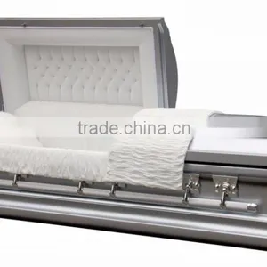 Stainless Steel Copper White Casket& Coffin Nantong Millionaire thumbnail-2