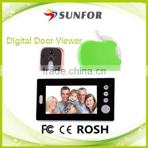 7" Wireless Digital Peephole Viewer With Remote thumbnail-1