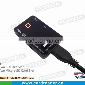 Classic Style Mirror-like Surface 3.0 All in One Card Reader thumbnail-2