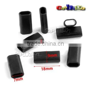 Circular Bell Stopper Plastic Cord Ends Toggle With 9/32"(7mm) Sportwear Rope Accessories #FLS177-B thumbnail-1