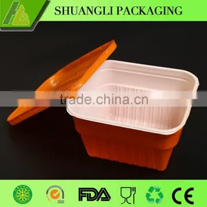 Plastic,PET/PP/PS/PE Material and BOPS Plastic Type Kids Plastic Food Tray thumbnail-1