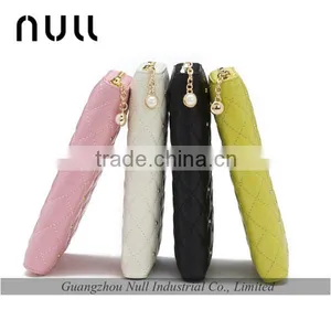 2016 Fashion Trend Zippered Bride Phone Women Leather Wallet thumbnail-2