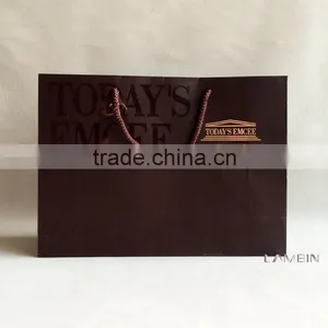 China Packaging&printing Factory Exports Eco-friendly Paper Hand Bag for Apparel thumbnail-2