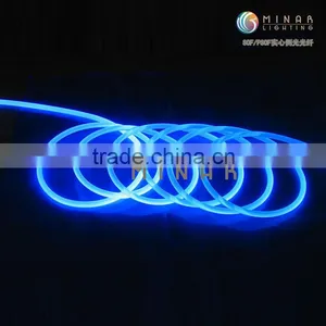 Outdoor Lighting Decoration 6mm Polymer Fiber Optic Side Glow Cable thumbnail-2