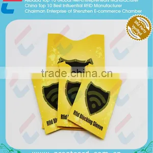 Customized RFID Passport Blocking Sleeve / PVC Card Sleeves thumbnail-4