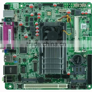 Atom D525 DC12V POS Machines Motherboard Mini ITX M58_D52 thumbnail-1