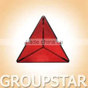 High Quality UV PC Trailer Traingle Reflectors thumbnail-1