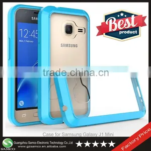 Samco Scratch-Resistant Slim Clear Shock Absorbing for Samsung Galaxy J1 Mini Armor Case thumbnail-1