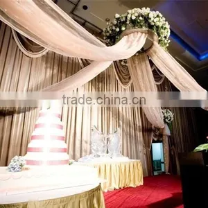 Wholesale Pipe and Drape Wedding Stage Backdrop Decoration thumbnail-1