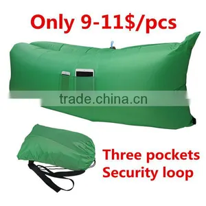 Best Selling Premium Nylon Banana Sleeping Bag Fabric Beach Sofa Sunbathing Fabric Inflatable Air Sofa thumbnail-2
