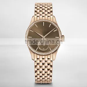 Ladies Fashion Stainless Steel and Leather Belt Watch thumbnail-2