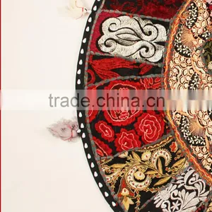 Order in Bulk and Get Best Quotes for Indian Round Decorative Floor Pillows thumbnail-3