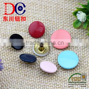 Wholesale Metal Button Customized Copper Spray 4 Parts Clothes Spring Snap Fastener thumbnail-4