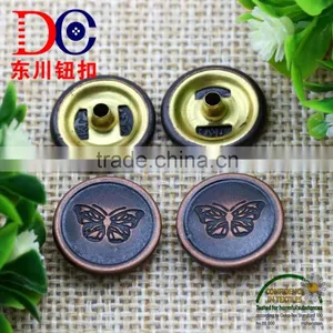 Wholesale Button With Coat Fastener Fabric Covered Snap Button for Clothing thumbnail-2