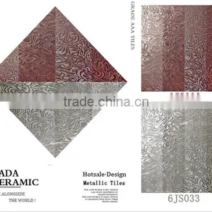Cheap 3d Silver Glazed Grade AAA Inkjet Metallic Ceramic Floor Tile 60x60 thumbnail-1