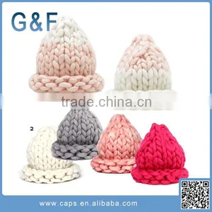 Hot Sale Winter Floppy Knitted Cap For Ladies thumbnail-1