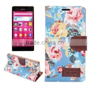 For Sony Xperia Z4 Wallet Leather Case thumbnail-1
