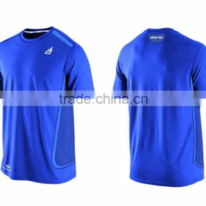 Mens Dryfit Panel Short Sleeve Running Tee Multiply Colors thumbnail-4