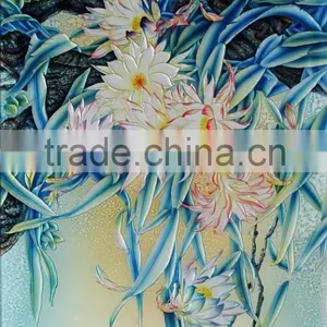 Custom Design Laminated Fusing Latest Glass Painting Designs thumbnail-6