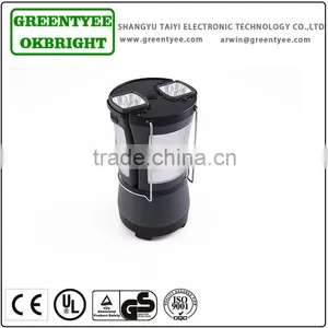 TYEE Black Battery Operated Portable Creee Led Camping Lantern Flashlight thumbnail-1