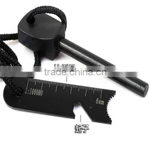 Survival Magnesium Flint Tooth Scraper Stone Fire Starter Lighter Kit thumbnail-3