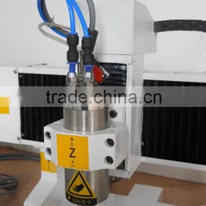 China 1.5KW Spindle Small PCB CNC Router Milling And Driling Machine With Linear Square Guide Rail ZK-3030 300*300mm thumbnail-4